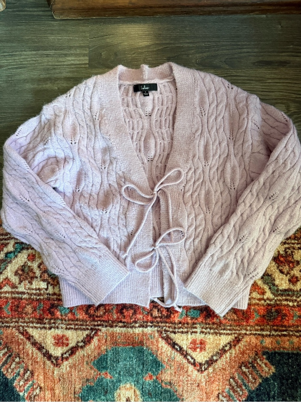 Lulus Front tie sweater